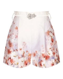 Шорты из хлопка и шелка Zimmermann