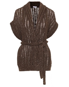 Кардиган с пайетками Brunello cucinelli