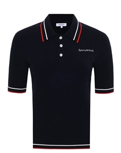 Поло из вискозы Sporty & rich