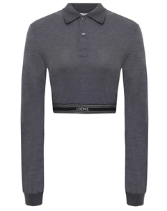 Поло из шелка и хлопка Loewe