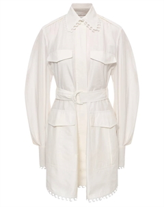 Платье из хлопка и шелка Zimmermann