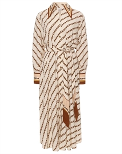 Платье из вискозы и шелка Zimmermann