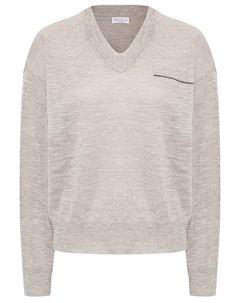 Пуловер однотонный Brunello cucinelli