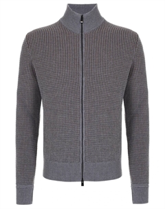 Кардиган из шерсти и хлопка Boss