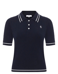 Поло из вискозы Sporty & rich