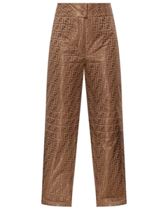 Брюки с принтом Fendi