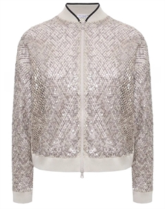 Бомбер ажурный Brunello cucinelli