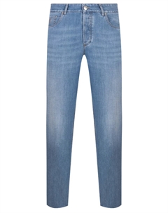 Джинсы Traditional Fit хлопковые Brunello cucinelli