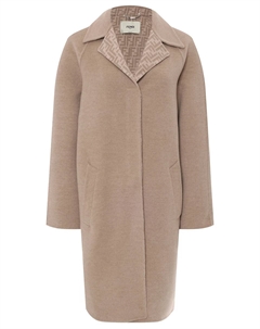 Пальто шерстяное Fendi
