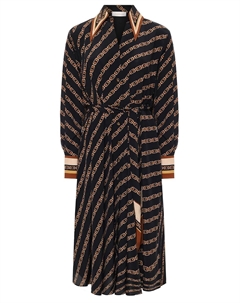 Платье из вискозы и шелка Zimmermann