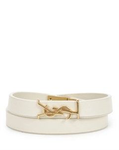 Браслет кожаный Saint laurent