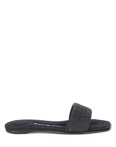 Шлепанцы джинсовые Alexander wang
