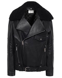 Куртка-косуха кожаная Saint laurent