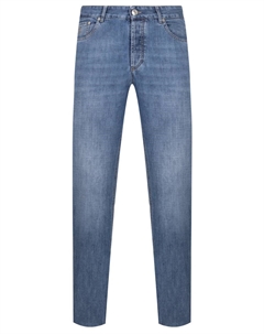 Джинсы Traditional Fit хлопковые Brunello cucinelli