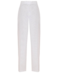 Брюки из хлопка и льна Brunello cucinelli