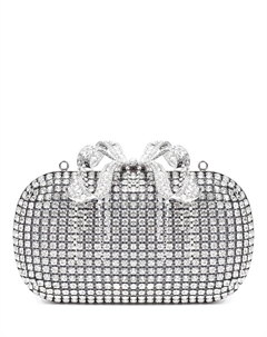 Клатч со стразами Self-portrait