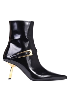 Ботильоны кожаные Saint laurent