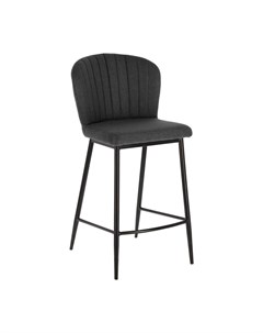 Полубарный стул madge серый 47x96x55 см La forma