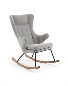 Кресло качалка tresser серый 70x106x103 см La forma