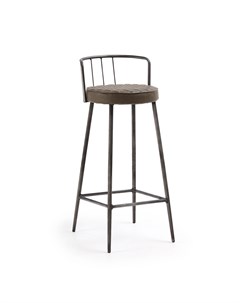 Барный стул tiva коричневый 44x92x47 см La forma