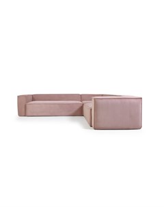 Угловой диван corduroy розовый 320x69x290 см La forma
