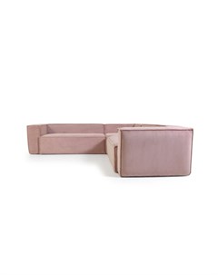 Угловой диван corduroy розовый 290x69x290 см La forma