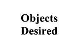 object desire